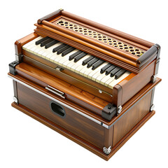 Accordion isolated on transparent background