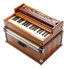 Accordion isolated on transparent background