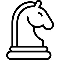 Strategy Line Icon Design Vector