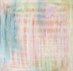 クレヨンでなぐり書きしたカラフルな背景素材