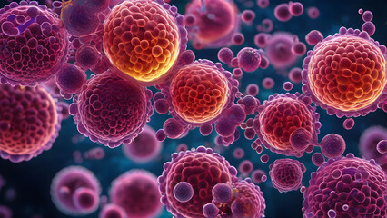3d rendered illustration of a cell, ai generated