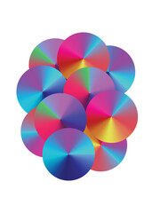 Vertical Vibrant gradient background vector.  Abstract trendy modern design wallpaper for landing page, covers, Brochures, flyers, Presentations,Banners. Vector illustration.