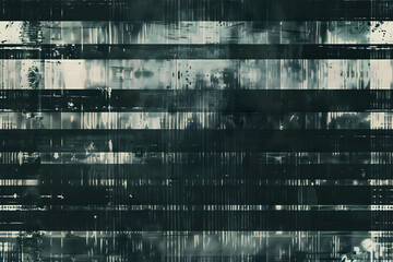 vintage horizontal scanlines with vignette border retro cctv or vhs video white noise or signal error background texture overlay grungy distressed dystopiacore horror film backdrop 16 9 AI