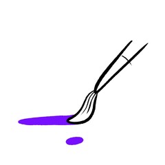 Stationery and art objects minimal style for artwork