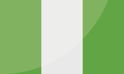 Fototapeta premium Nigeria National Flag for background, backdrop. Vector illustration