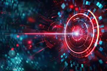 Obraz premium Target, Business and finance, Technology, futuristic background 