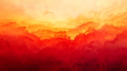 Fototapeta premium Fiery Sunset Gradient Background for Powerful Aesthetic Impact