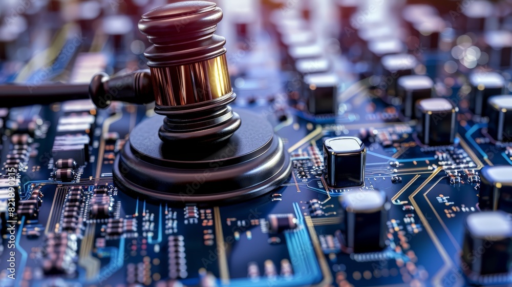 Poster the intersection of law and ai is a critical frontier. developing legal frameworks for artificial in