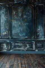 Vintage retro photo studio background, AI generated