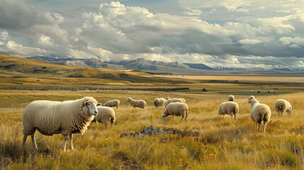 Sheep on pasture