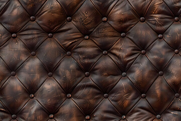 dark brown leather texture background with seamless pattern and high resolution AI