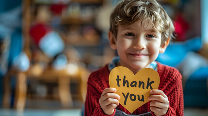child holding a heart