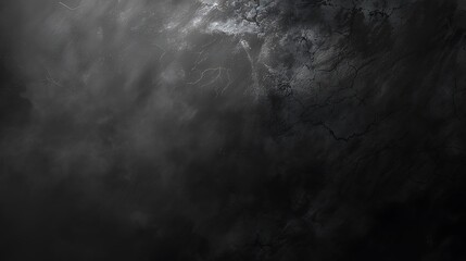 Enigmatic Grey Smoke on Black Background - Abstract Ethereal Texture for Design Projects
