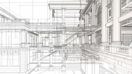 Beautiful Custom Design Drawing Cross Section Into Finished Photograph.