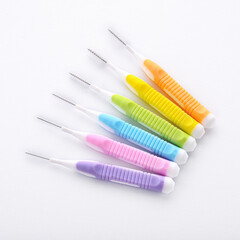 Dental brushes. Dental care. Brush your teeth.