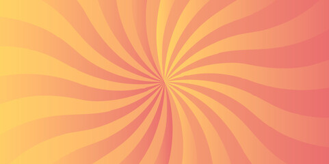 Background from sunburst rays. Abstract background with stripes. Sunburst background vector illustration pattern beam rays. Spiral radial striped backdrop design.	
