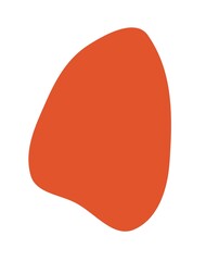 abstract shape in the form of spot on a white background 