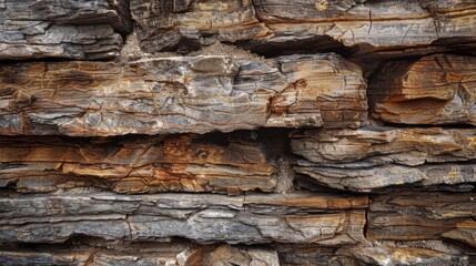  Rustic and earthy texture, reminiscent of natural elements like wood and stone.