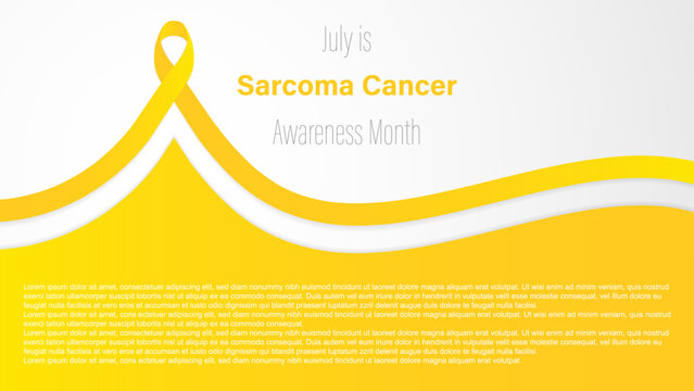 Sarcoma Cancer Awareness Month, vector illustration
