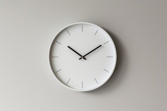 modern minimalist wall clock