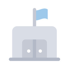 Get this amazing icon of stadium in editable design style