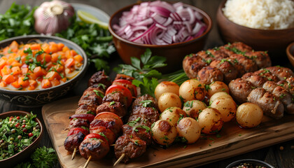 Fototapeta premium food background