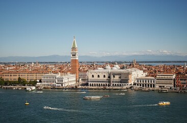 Obraz premium Scenic view of the Venice cityscape in Italy