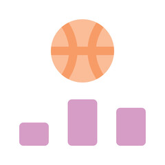 Sports checkered flag, racing flag icon design