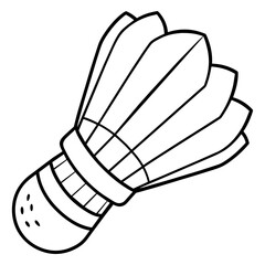 illustration of a badminton