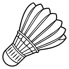 illustration of a badminton