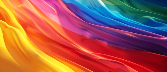 Virtual meeting backgrounds featuring vibrant Pride themes