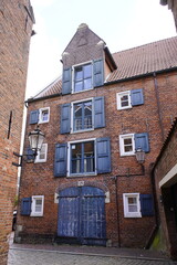 Typical East Frisian architecture, Leer East Frisia, Germany.