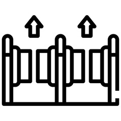 SECURITY GATE,access,gateway,shopping mall,gate.svg