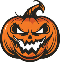 Halloween pumkin icon. vector illustration.