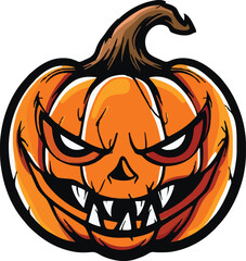 Halloween pumkin icon. vector illustration.