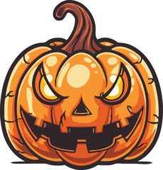 Halloween pumkin icon. vector illustration.