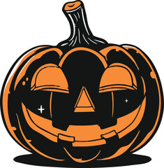 Halloween pumkin icon. vector illustration.