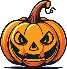 Halloween pumkin icon. vector illustration.