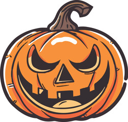 Halloween pumkin icon. vector illustration.