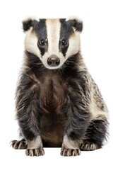 Fototapeta premium Close up of a small animal on a white background. Perfect for educational materials