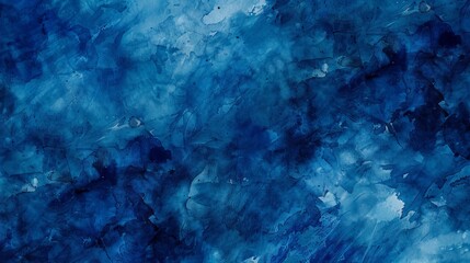 Dark blue grunge texture for background and banner with abstract watercolor paint background