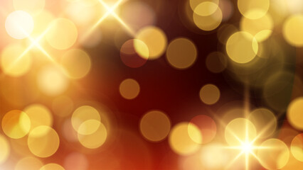 Bokeh lights. Abstract blurred background. Vibrant blur light effect. Graphic template for celebration banners and invitations. Vector illustration.