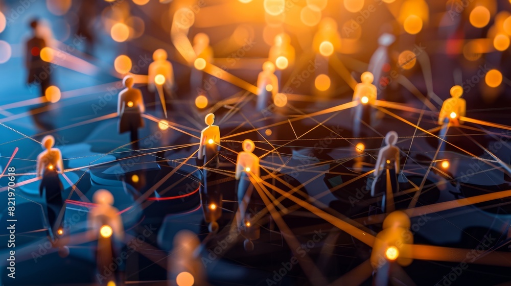 Aufkleber a global business structure based on network analysis and data exchange, customer connection, hr rec