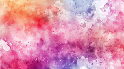 Watercolor paint stains on a round abstract background. Art for your design.