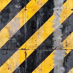 Detailed view of a vibrant yellow and black striped wall, perfect for background or texture use