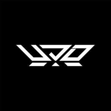 UJD letter logo vector design, UJD simple and modern logo. UJD luxurious alphabet design