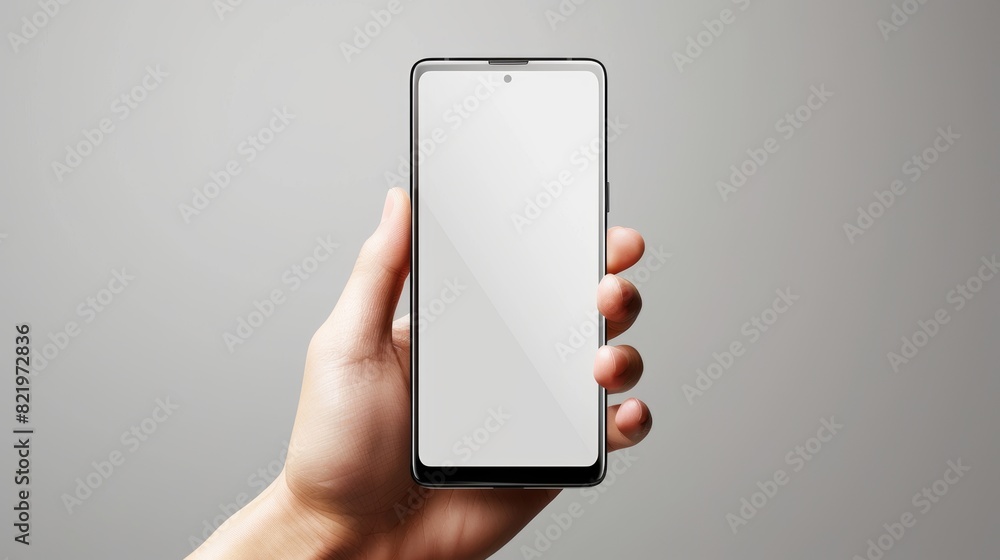 Poster suitable for any background and any image on the screen. png mockup for any background and any image