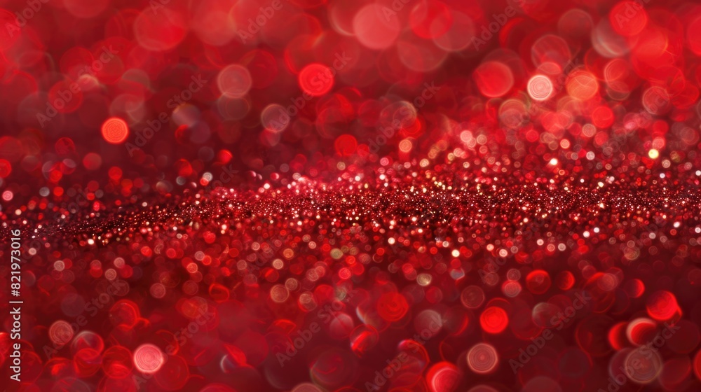 Poster a close up of a red background with lots of lights. perfect for festive or abstract designs