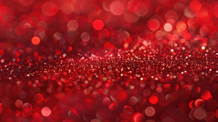 A close up of a red background with lots of lights. Perfect for festive or abstract designs