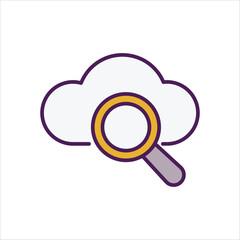 Searching  Icon editable stock vector icon